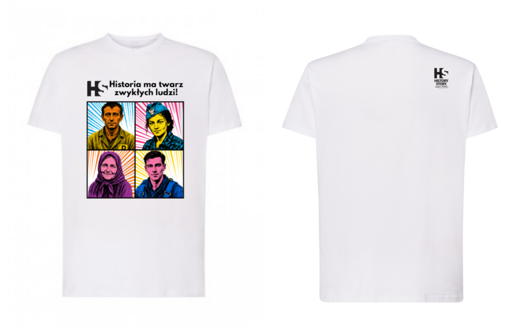 T-shirt HISTORIA MA TWARZ ZWYKŁYCH LUDZI KOLOR