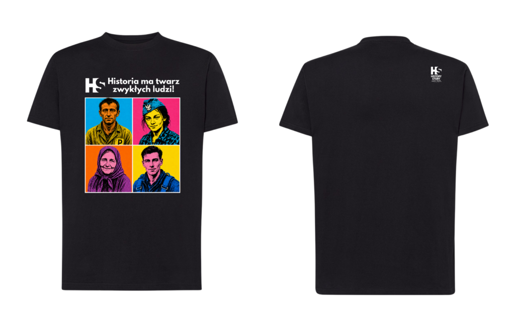 T-shirt HISTORIA MA TWARZ ZWYKŁYCH LUDZI KOLOR